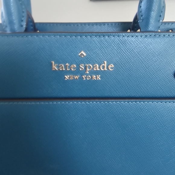 Kate Spade Blue Leather Handbag - Picture 8 of 11